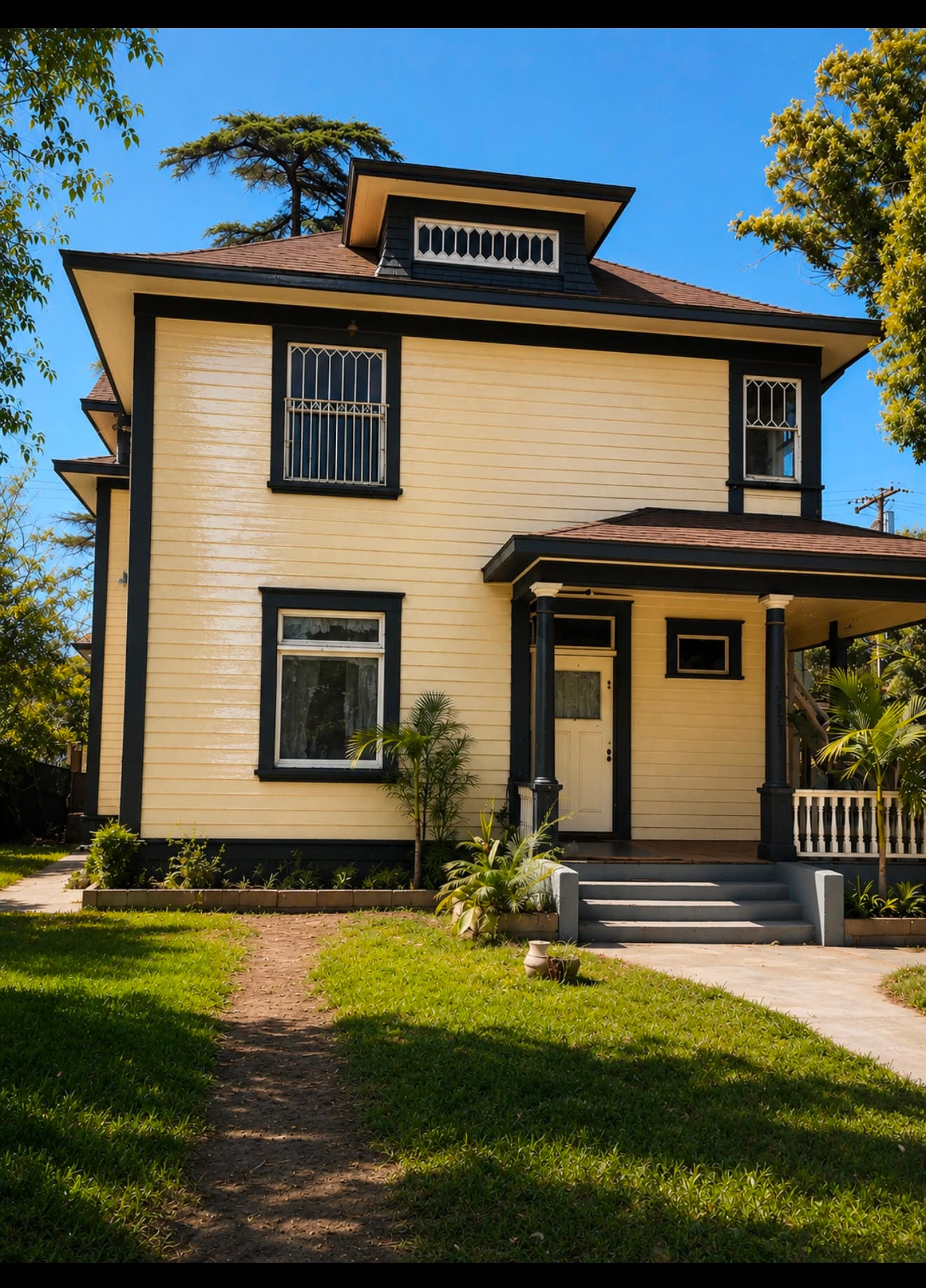 Completed home exterior remodel in Pomona California by Cali-Mex Construction